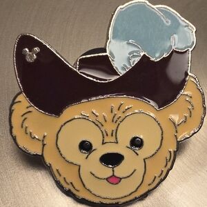 Disney Pin – Hidden Mickey 4 of 5 - Bear with Pirate Hat Collector Trading Pin